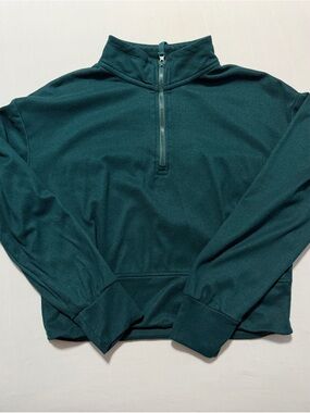 BearPaw Women's Quarter-Zip Fleece Pullover in Dark Teal